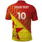 Custom Zimbabwe Cricket Polo Shirt Flame Warriors Zimbabwe Spirit - African Pride
