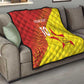 Custom Zimbabwe Cricket Quilt Flame Warriors Zimbabwe Spirit - African Pride