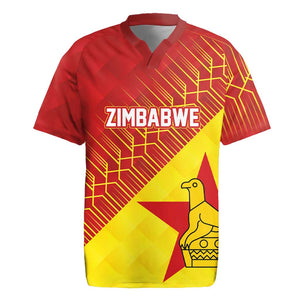 Custom Zimbabwe Cricket Rugby Jersey Flame Warriors Zimbabwe Spirit - African Pride