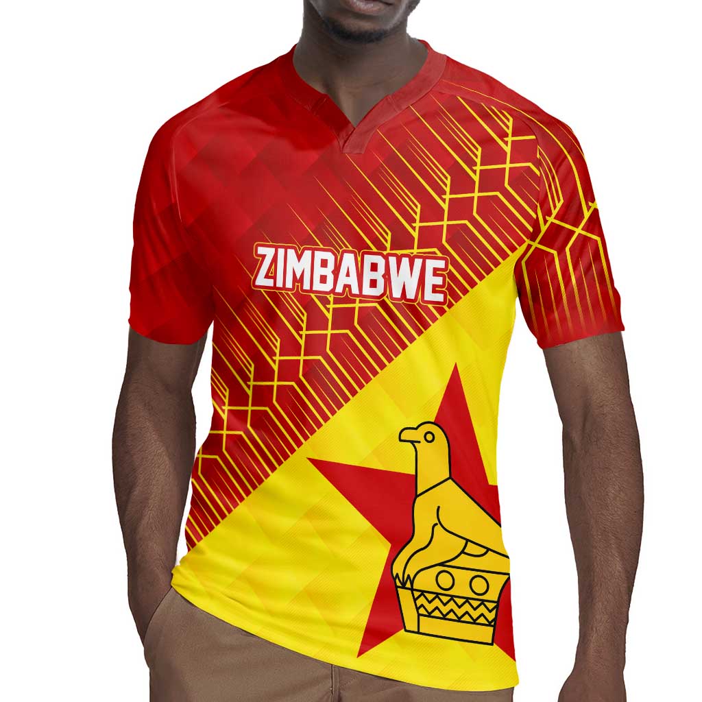 Custom Zimbabwe Cricket Rugby Jersey Flame Warriors Zimbabwe Spirit - African Pride