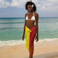 Custom Zimbabwe Cricket Sarong Flame Warriors Zimbabwe Spirit - African Pride