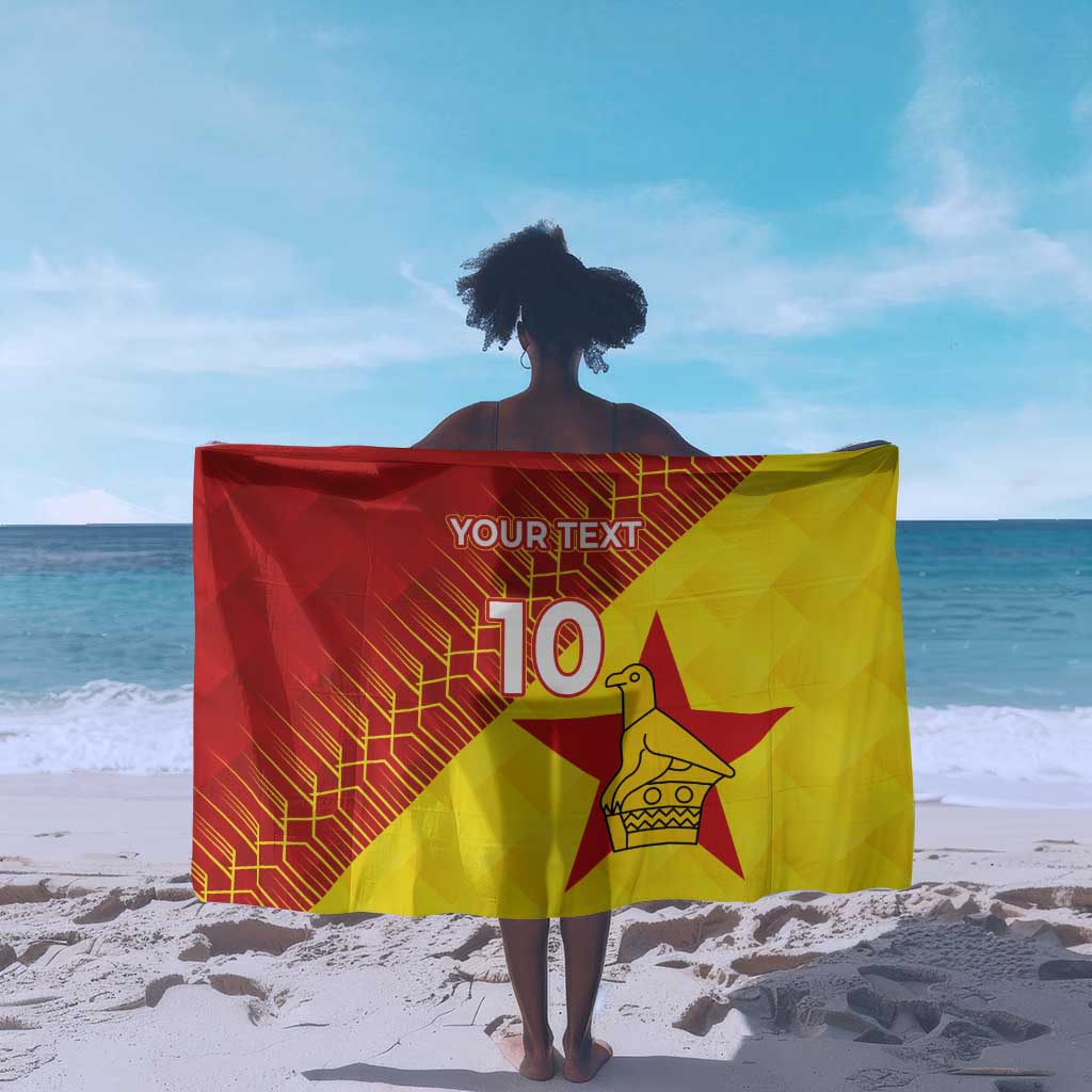 Custom Zimbabwe Cricket Sarong Flame Warriors Zimbabwe Spirit - African Pride