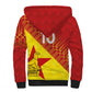 Custom Zimbabwe Cricket Sherpa Hoodie Flame Warriors Zimbabwe Spirit - African Pride