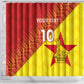 Custom Zimbabwe Cricket Shower Curtain Flame Warriors Zimbabwe Spirit - African Pride