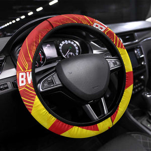 Zimbabwe Cricket Steering Wheel Cover Flame Warriors Zimbabwe Spirit - African Pride