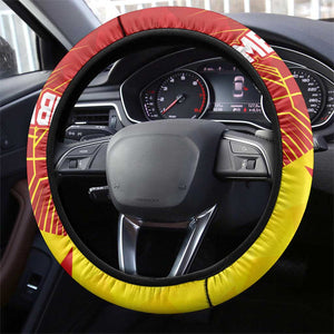 Zimbabwe Cricket Steering Wheel Cover Flame Warriors Zimbabwe Spirit - African Pride
