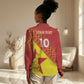 Custom Zimbabwe Cricket Women Casual Shirt Flame Warriors Zimbabwe Spirit - African Pride