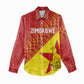 Custom Zimbabwe Cricket Women Casual Shirt Flame Warriors Zimbabwe Spirit - African Pride