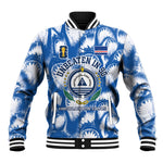 Cape Verde Football Baseball Jacket Blue Sharks - Unbeaten in 90 Minutes