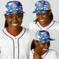 Cape Verde Football Baseball Net Cap Blue Sharks-Unbeaten in 90 Minutes