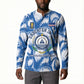 Cape Verde Football Button Sweatshirt Blue Sharks - Unbeaten in 90 Minutes