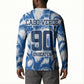 Cape Verde Football Button Sweatshirt Blue Sharks - Unbeaten in 90 Minutes
