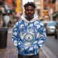 Cape Verde Football Hoodie Blue Sharks - Unbeaten in 90 Minutes