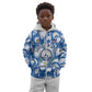 Cape Verde Football Kid Hoodie Blue Sharks - Unbeaten in 90 Minutes