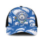 Cape Verde Football Mesh Trucker Cap Blue Sharks-Unbeaten in 90 Minutes