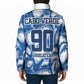Cape Verde Football Padded Jacket Blue Sharks - Unbeaten in 90 Minutes