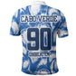 Cape Verde Football Polo Shirt Blue Sharks - Unbeaten in 90 Minutes
