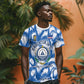 Cape Verde Football T shirt Blue Sharks - Unbeaten in 90 Minutes