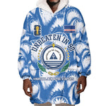 Cape Verde Football Wearable Blanket Hoodie Blue Sharks - Unbeaten in 90 Minutes
