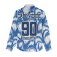 Cape Verde Football Women Casual Shirt Blue Sharks - Unbeaten in 90 Minutes