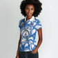Cape Verde Football Women Polo Shirt Blue Sharks - Unbeaten in 90 Minutes