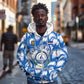 Cape Verde Football Zip Hoodie Blue Sharks - Unbeaten in 90 Minutes