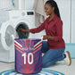 Custom Haiti National Football Laundry Basket Dashiki Sporty Style - African Pride