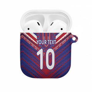 Custom Haiti National Football AirPods Case Dashiki Sporty Style - African Pride