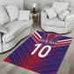 Custom Haiti National Football Area Rug Dashiki Sporty Style - African Pride