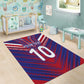 Custom Haiti National Football Area Rug Dashiki Sporty Style - African Pride