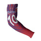 Custom Haiti National Football Arm Sleeves Dashiki Sporty Style - African Pride