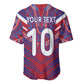 Custom Haiti National Football Baseball Jersey Dashiki Sporty Style - African Pride