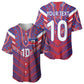 Custom Haiti National Football Baseball Jersey Dashiki Sporty Style - African Pride