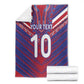 Custom Haiti National Football Blanket Dashiki Sporty Style - African Pride