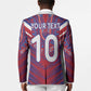 Custom Haiti National Football Blazer Dashiki Sporty Style - African Pride