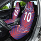 Custom Haiti National Football Car Seat Cover Dashiki Sporty Style - African Pride