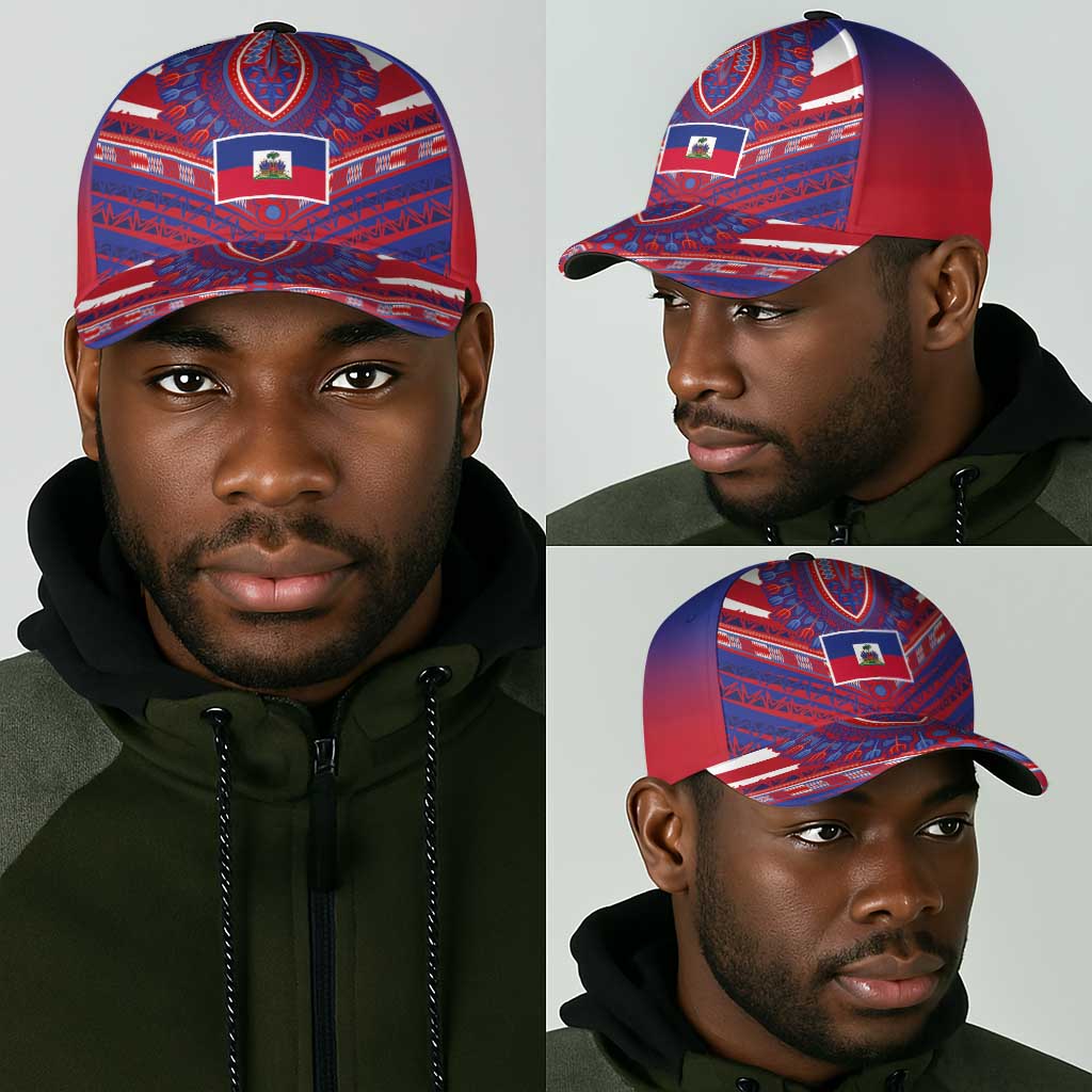 Haiti National Football Classic Cap Dashiki Sporty Style - African Pride