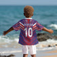 Custom Haiti National Football Kid Hawaiian Shirt Dashiki Sporty Style - African Pride