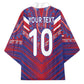 Custom Haiti National Football Kimono Dashiki Sporty Style - African Pride