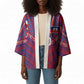 Custom Haiti National Football Kimono Dashiki Sporty Style - African Pride