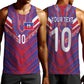 Custom Haiti National Football Men Tank Top Dashiki Sporty Style - African Pride