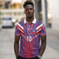 Custom Haiti National Football Polo Shirt Dashiki Sporty Style - African Pride