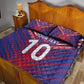 Custom Haiti National Football Quilt Bed Set Dashiki Sporty Style - African Pride