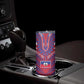 Custom Haiti National Football Skinny Tumbler Dashiki Sporty Style - African Pride