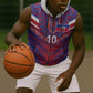 Custom Haiti National Football Sleeveless Zip Hoodie Dashiki Sporty Style - African Pride