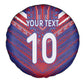 Custom Haiti National Football Spare Tire Cover Dashiki Sporty Style - African Pride