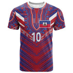 Custom Haiti National Football T shirt Dashiki Sporty Style - African Pride