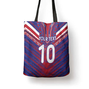 Custom Haiti National Football Tote Bag Dashiki Sporty Style - African Pride