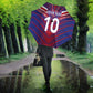 Custom Haiti National Football Umbrella Dashiki Sporty Style - African Pride
