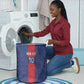 Custom Haiti National Football Laundry Basket Haiti Emblems Motif - African Pride